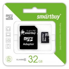 MicroSd 32Gb Smartbuy Class10 SB32GBSDCL10-01