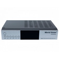 Ресивер DVB-T2/C  World Vision Premium с кабельным тв и интернет