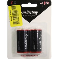 Батарейка R14 smartbuy солевая SBBZ-C02S 1шт