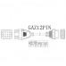 Авто диагностический адаптер Переходник GAZ на OBD2 16pin