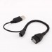 Переходник кабель OTG Micro USB с доп. питанием в USB штекер