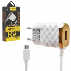 Зарядное сетевое сзу USB 1x Remax RM-010 + micro