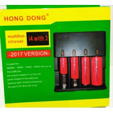 Зарядное сетевое для батарей 18650x4 Hong Dong HD-8862