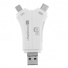 Переходник Картридер I-FlashDevice (флешка для Apple) 4в1 NK-908