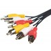 Кабель 3RCA - 3RCA 3m Gold AV12 A376