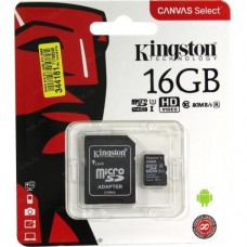 MicroSd 16Gb Kingston UHS-I Canvas Select