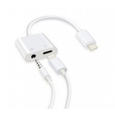 Переходник для Apple lightning - 3.5 гнездо aux+питание Smartbuy A-835-new