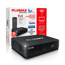 Ресивер DVB-T2/C Lumax DV1120HD с кабельным тв и интернет