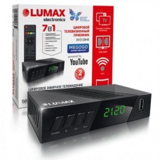 Ресивер DVB-T2/C Lumax DV2120HD с кабельным тв и интернет