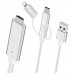 кабель для Apple Lightning / Type-C / Micro HDTV HDMI Mirascreen LD6m-3M
