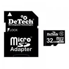 MicroSd 32Gb DeTech Class10