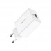 Зарядное сетевое сзу USB Borofone BA21A быстрое QC 3.0 бел