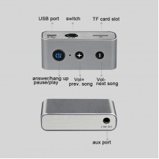 Адаптер Bluetooth аудио приемник Hi-Fi + TF BT710