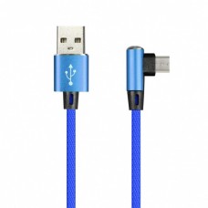 Кабель micro usb SmartBuy Chess iK-12FLL ткань угловой