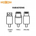 кабель для Apple Lightning USB Moxom CC-35 1m