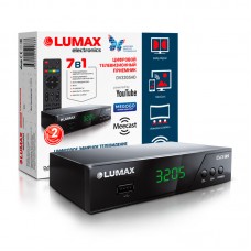 Ресивер DVB-T2/C Lumax DV3205HD с кабельным тв и интернет