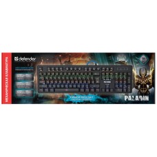 Клавиатура USB Механическая LED Defender Paladin GK-370L
