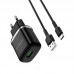 Зарядное сетевое сзу USB Borofone BA36A быстрое QC 3.0 + type-C