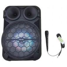 Колонка Bluetooth MP3 FM караоке с микрофоном KTS-1201