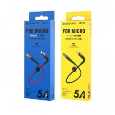 Кабель micro USB Borofone BX32 0.25m 5A черный