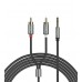 Кабель Aux 3.5 штекер - 2RCA 1.5m Hoco UPA10