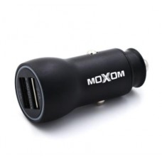 Зарядное автомобильное азу usb 2x Moxom MX-VC04 2.4A + Type-C черный