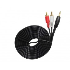 Кабель Aux 3.5 штекер - 2RCA 3m Alencom 62-018