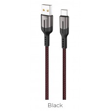 Кабель USB Type-C Hoco U68 5A черный