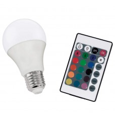 Лампа 10W RGB+W с пультом E27