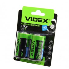 батарейка LR20 D Videx Alcaline