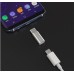Переходник Type-C штекер - Micro USB гнездо Borofone BV4 серебр