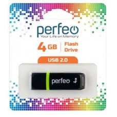 Флешка USB 4Gb Perfeo C11 черная