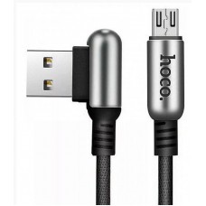 Кабель Micro USB Hoco U17 1.2m черный