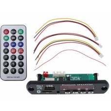Модуль MP3 bluetooth/aux/usb/TF/FM с пультом JX-018BT 5-12v