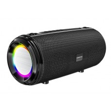 Колонка Bluetooth MP3 FM Borofone BR13 LED черная