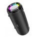 Колонка Bluetooth MP3 FM Borofone BR13 LED черная