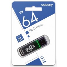 Флешка USB 3.0 64Gb SmartBuy Glossy Dark Grey