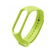 Ремешок силикон для фитнес браслета Miband 3 / 4 салатневый