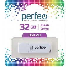 Флешка USB 32Gb Perfeo C10 White