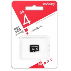 MicroSD 4Gb SmartBuy class10 без адаптера