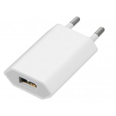 Зарядное сетевое сзу USB 1x 1A MRM AL400/8989 узкий, белый