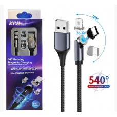 Кабель Micro USB магнитный 540 Rotating MRM B3748