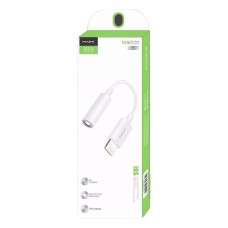 Переходник для Apple Lightning - 3.5 гнездо aux Maimi Y2 белый