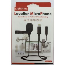 микрофон прищепка петличный Lavalier Microphone для Apple Lightning GL-141