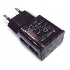 Зарядное сетевое СЗУ usb 2x Afka-tech AF-136/138 AF136 5V 2.5A черный