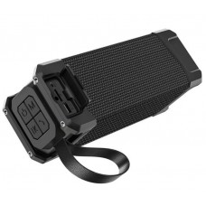 Колонка Bluetooth MP3 FM Hoco HC6 влагозащищенная IPX5 черная