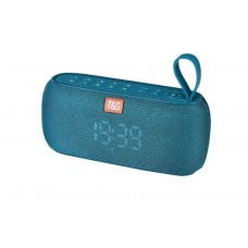 Колонка Bluetooth MP3 часы TG-177 бирюзовый