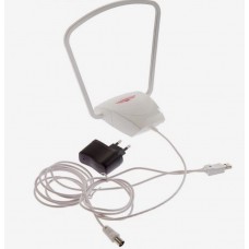 Антенна комнатная с усилителем BAS-5107 USB, с блоком питания
