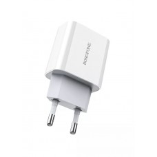 Зарядное сетевое сзу Type-C PD 20W  Borofone BA38A Plus быстрое белый