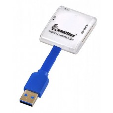 Картридер Smartbuy SBR-700-W, USB 3.0, белый